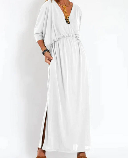 Levoire | Robe Maxi Élégante Avec Une Coupe Flatteuse Et Le Dernier Confort Blanc