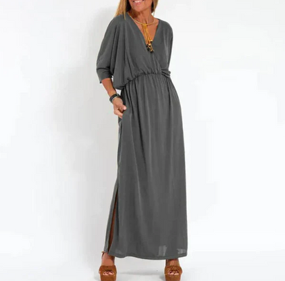 Levoire | Robe Maxi Élégante Avec Une Coupe Flatteuse Et Le Dernier Confort Gris