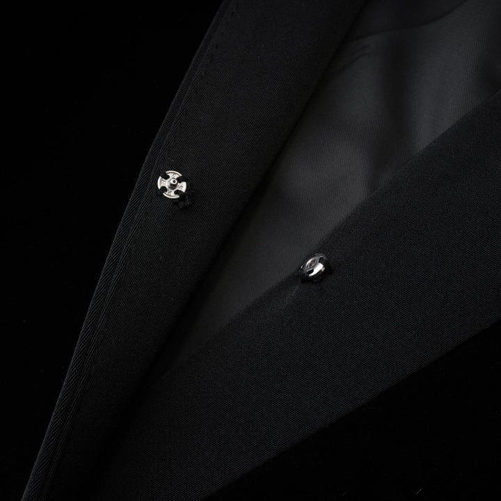 Levoire | Veste Noire À Panneaux