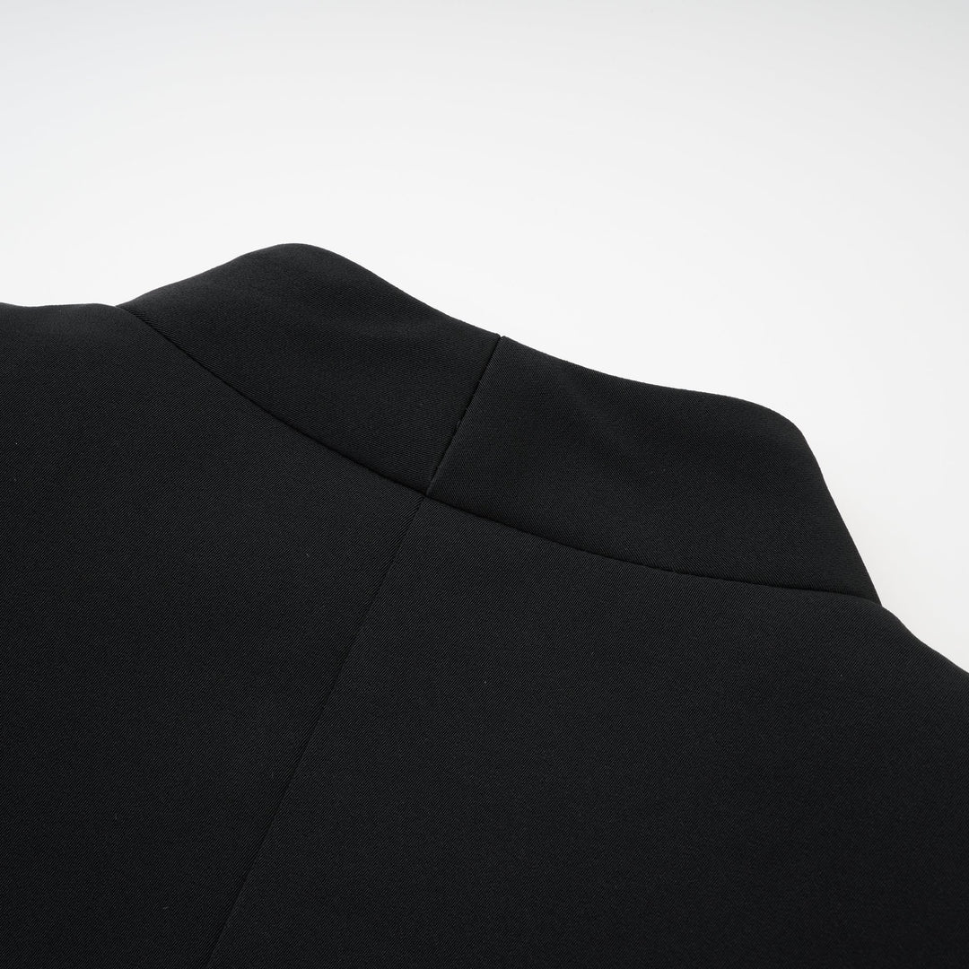 Levoire | Veste Noire À Panneaux