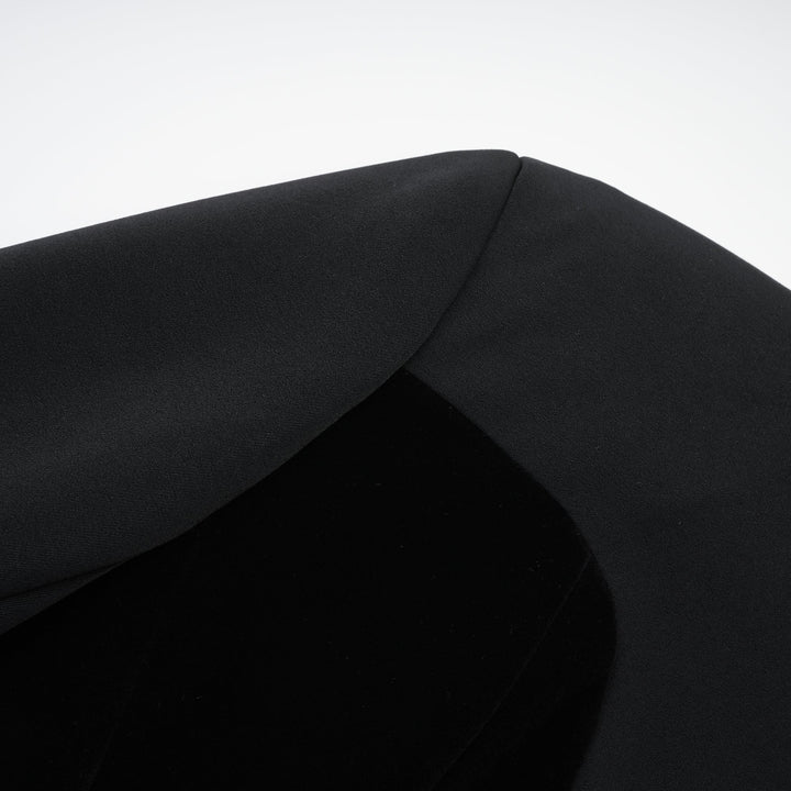 Levoire | Veste Noire À Panneaux