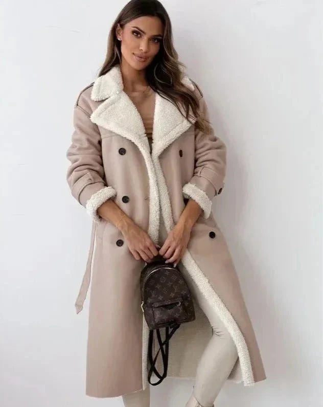 Levoire | Manteau Long Classique Abricot