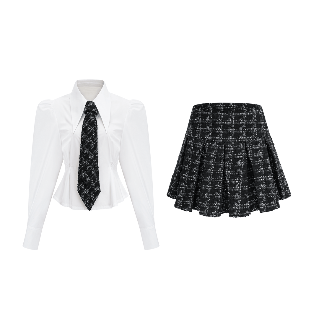 Levoire | Chemise & Jupe Ensemble Assorti