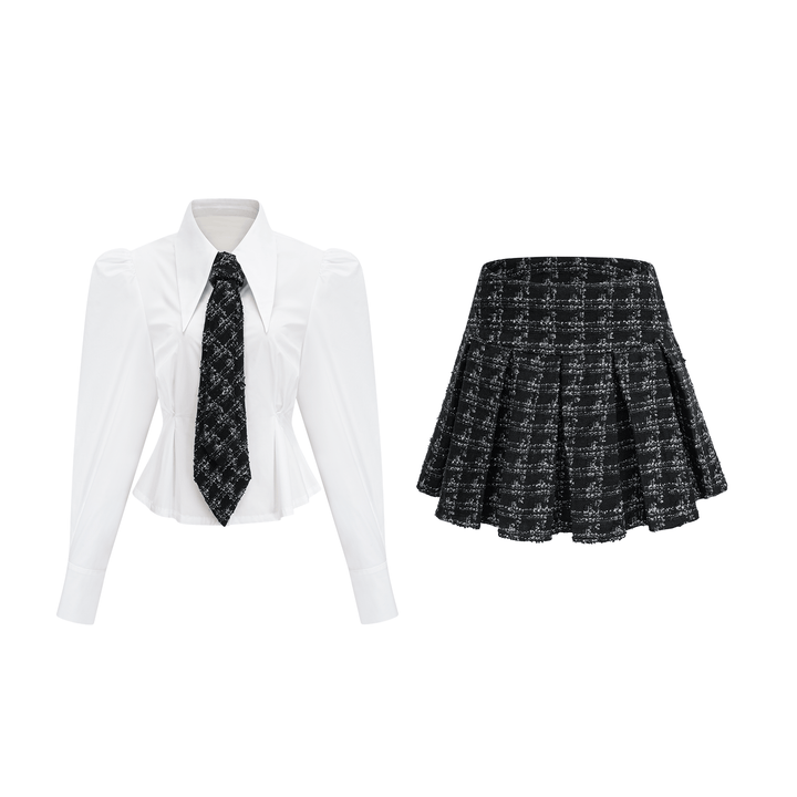 Levoire | Chemise & Jupe Ensemble Assorti