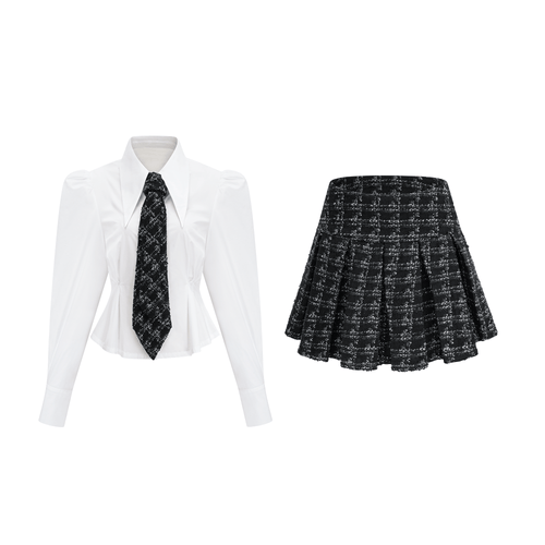 Levoire | Chemise & Jupe Ensemble Assorti