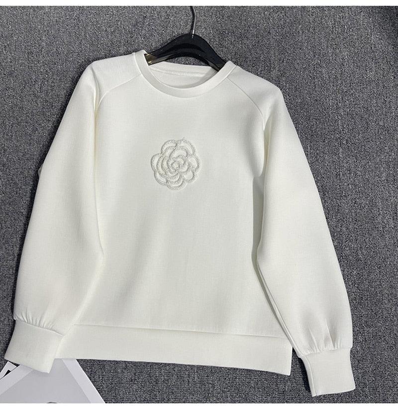 Levoire | Moda Mingle O-Cou Sweatshirt Pour Une Mode Élégante