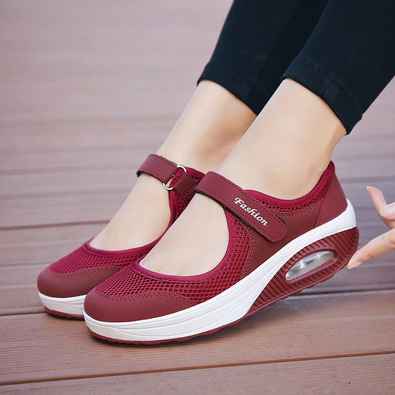 Levoire | Confortables, antidérapants chaussures Rouge