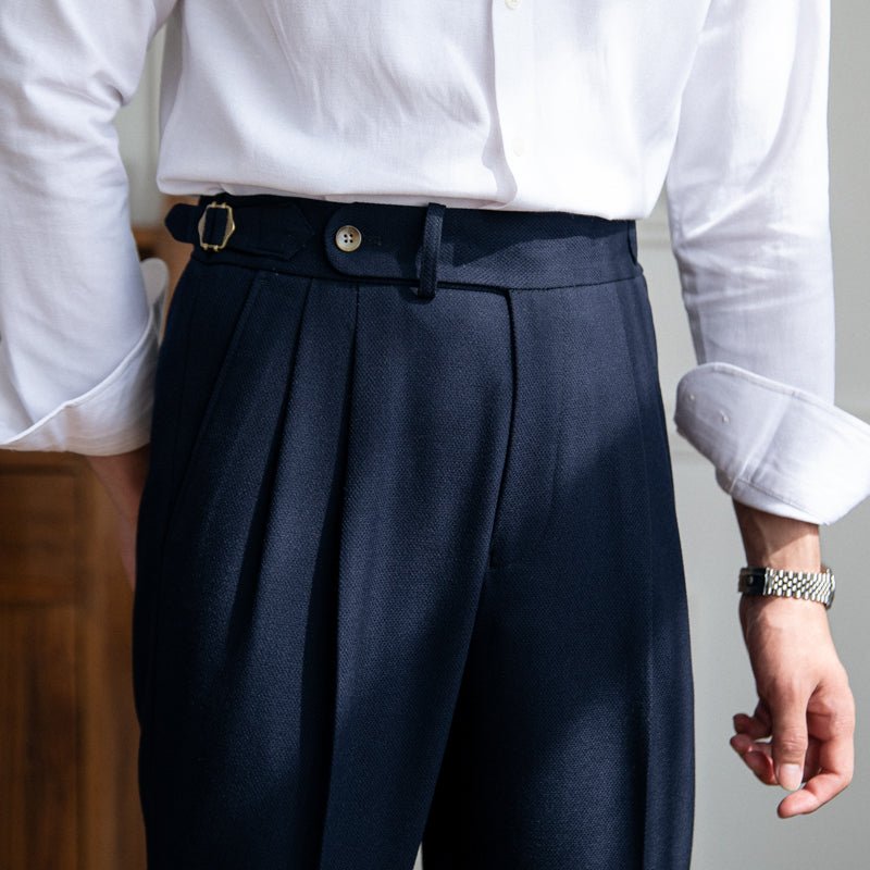 Levoire | Pantalons Confortables Avec Une Coupe Moderne bleu marine