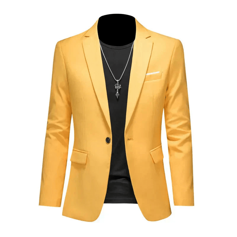 Levoire | Blazer pour hommes élégant Aura élégante Jaune