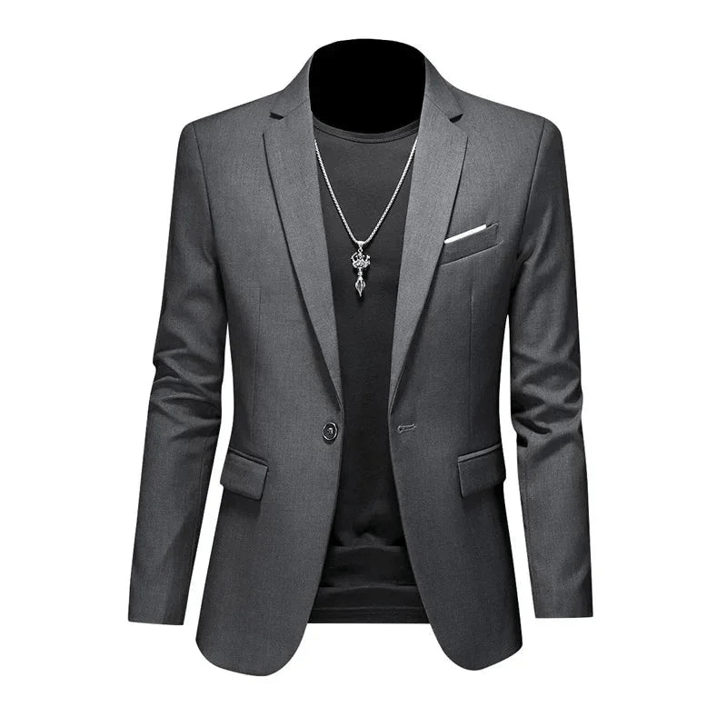 Levoire | Blazer pour hommes élégant Aura élégante Gris