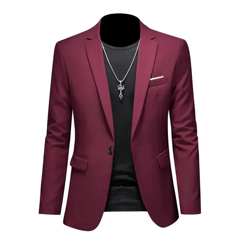Levoire | Blazer pour hommes élégant Aura élégante Bourgogne