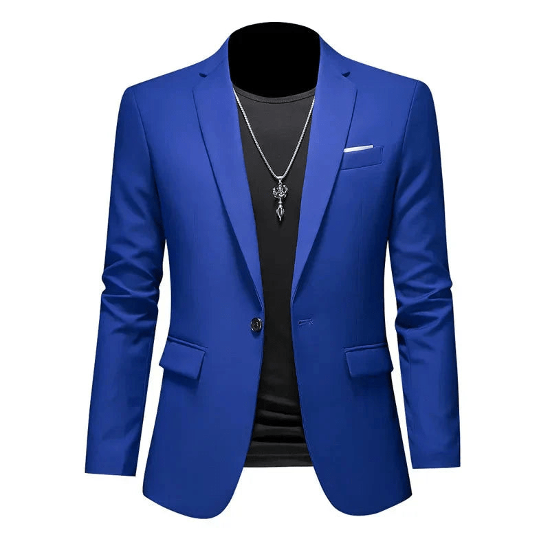 Levoire | Blazer pour hommes élégant Aura élégante Bleu royal
