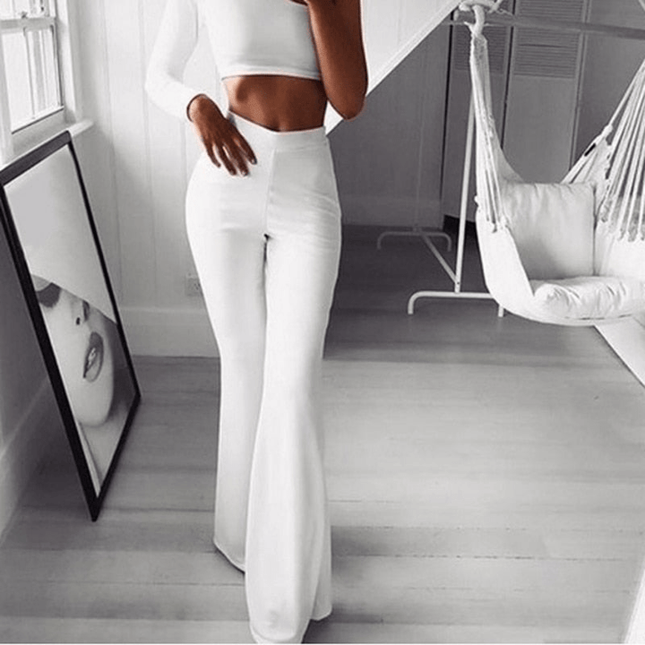 Levoire | Pantalon chic décontracté femme Blanc