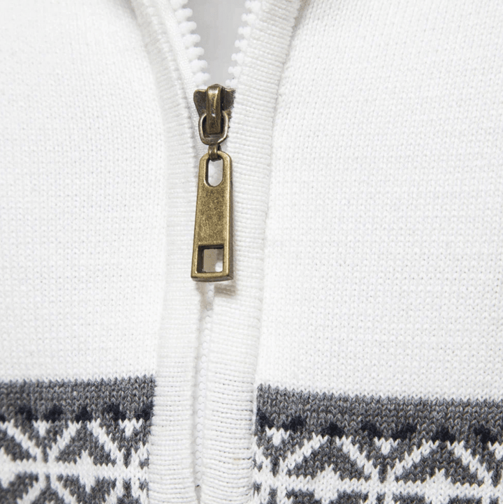 Levoire | Pull Scandinave Demi-Zip Homme