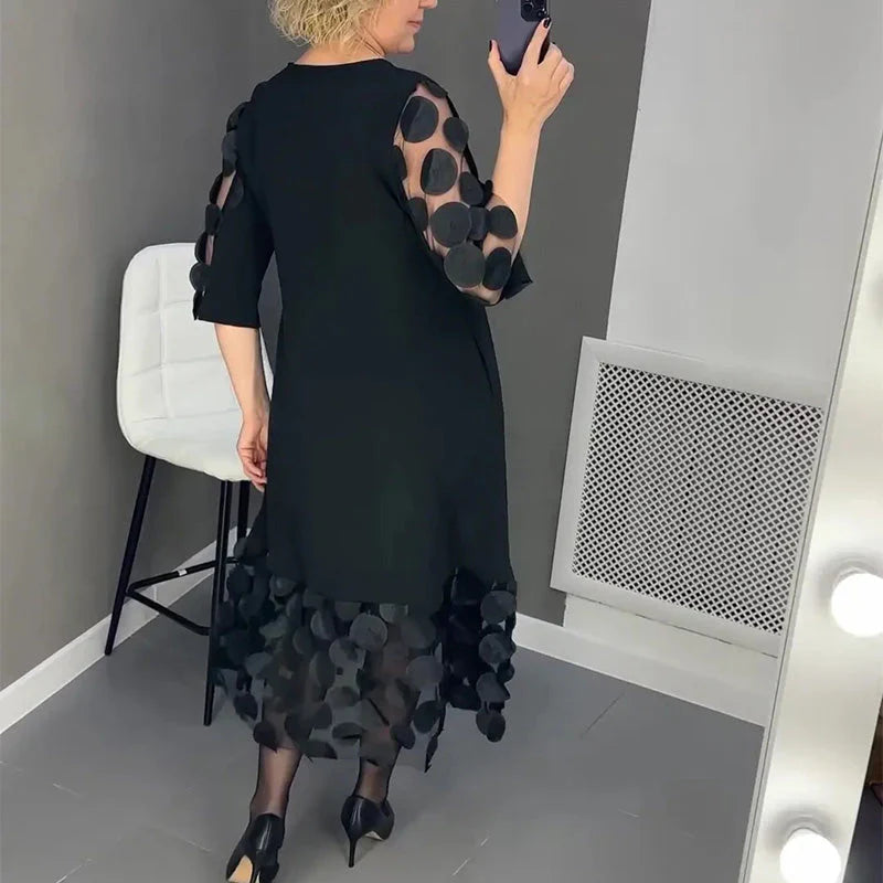 Levoire | Robe Noire Élegante Pour Femmes