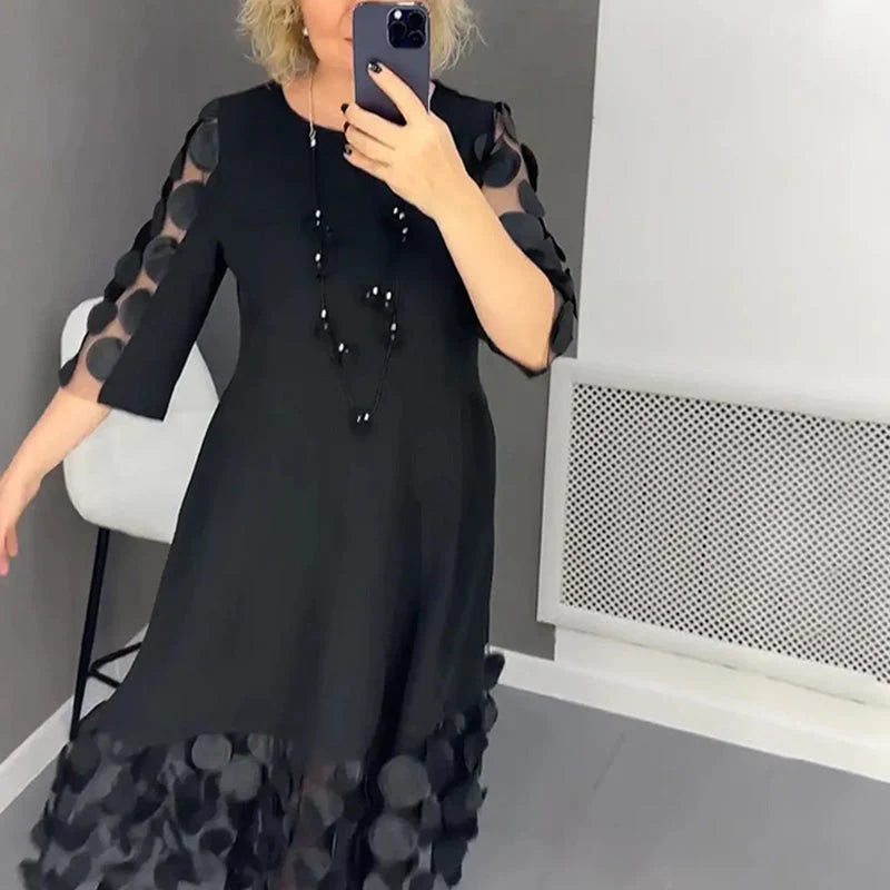 Levoire | Robe Noire Élegante Pour Femmes