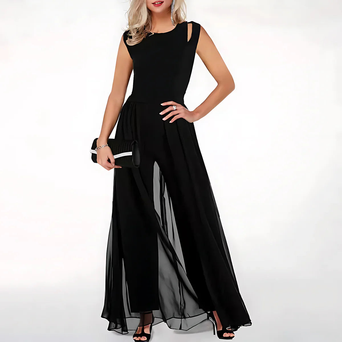 Levoire | Jumpsuit Fluide Chic Pour Femmes Noir