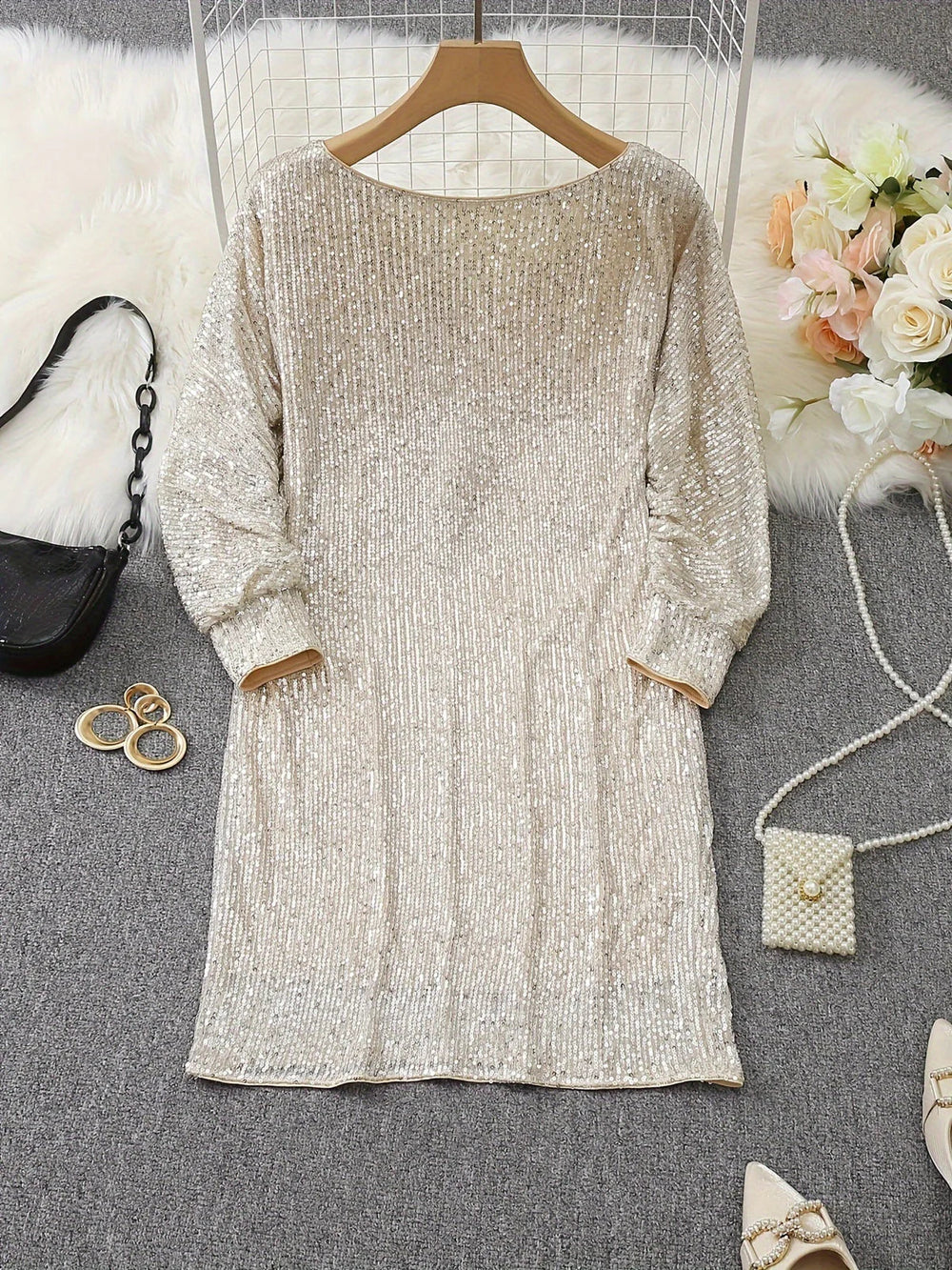 Levoire | Robe À Paillettes Éclatante Pour Les Fêtes