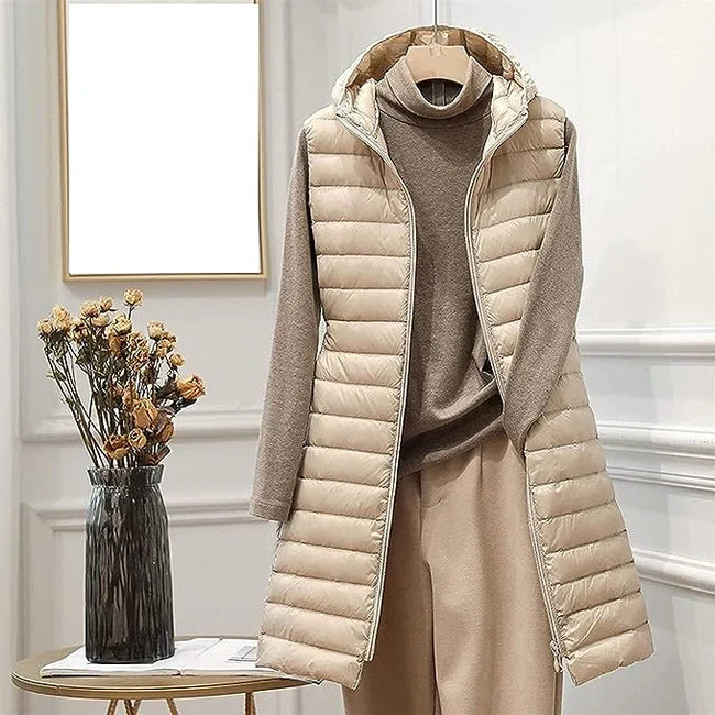 Levoire | Robe Bouffante Sans Manches Pour Femmes Fermeture Éclair Kaki