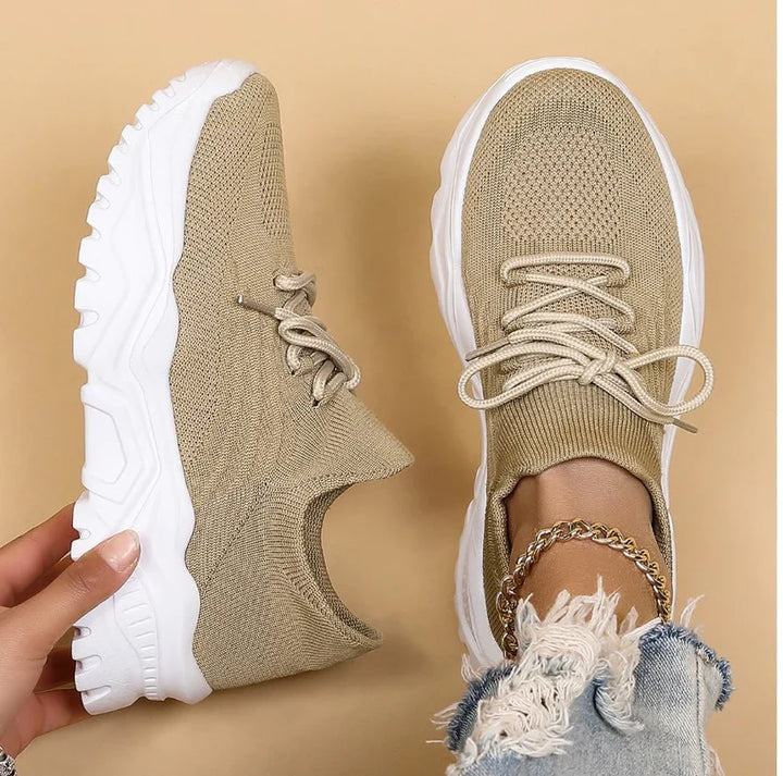Levoire | Sous-vêtements de sport respirants pour femmes en tricot Beige