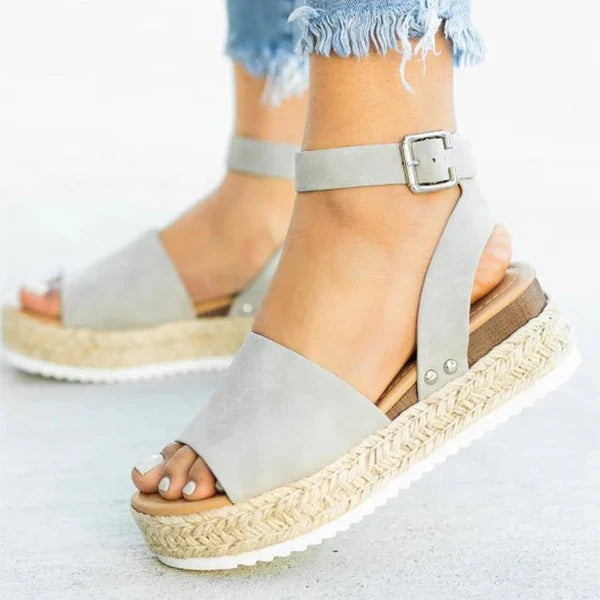 Levoire | Chaussures à talons confortables pour femmes décontractées Gris
