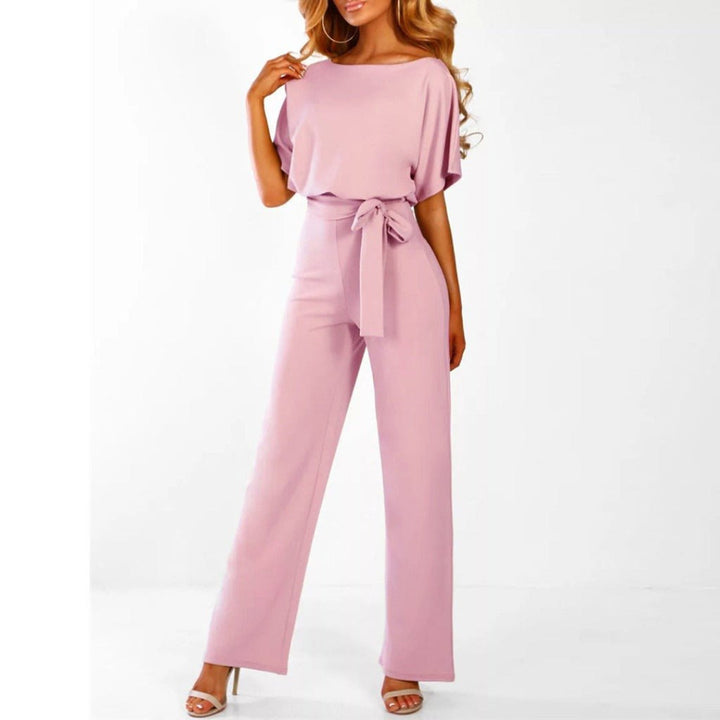 Levoire | Élégante pour femmes avec ceinture jambe large Rosa Klar