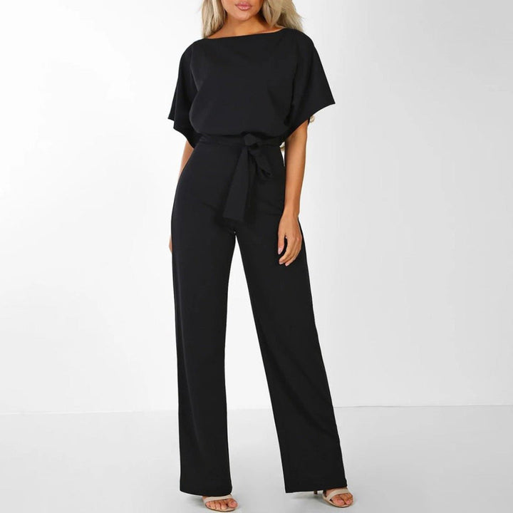 Levoire | Élégante pour femmes avec ceinture jambe large Noir