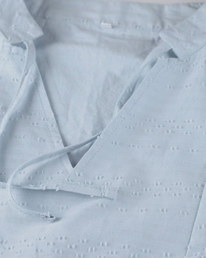 Levoire | Robe Chemise Boho Décontractée Avec Décolleté En V Pour Femmes