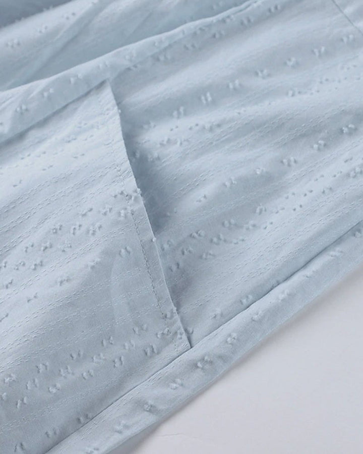Levoire | Robe Chemise Boho Décontractée Avec Décolleté En V Pour Femmes