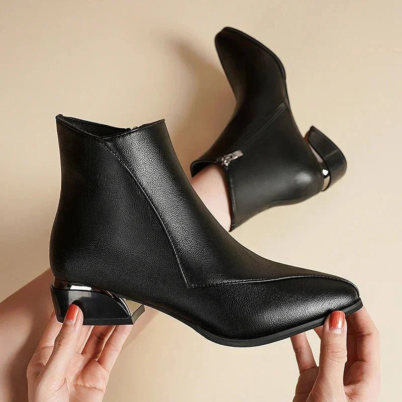 Levoire | Femmes Élégant Fermetures Éclair Confortable Noir