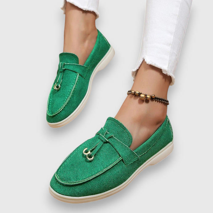 Levoire | Classiques Mocassins en cuir Vert