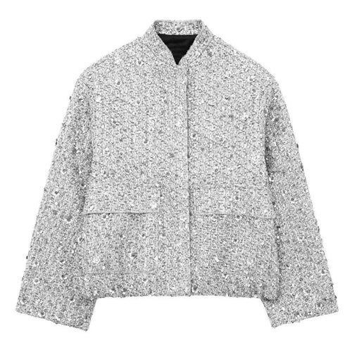 Levoire | Femmes Manches Longues Paillettes Courte