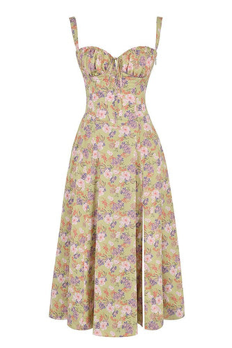 Levoire | Robe Midi Élégante Au Style Corset Pour Femmes