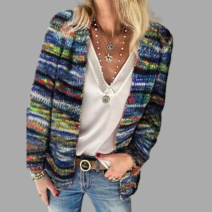 Levoire | Gilet De Style Mette Avec Structure Bleu