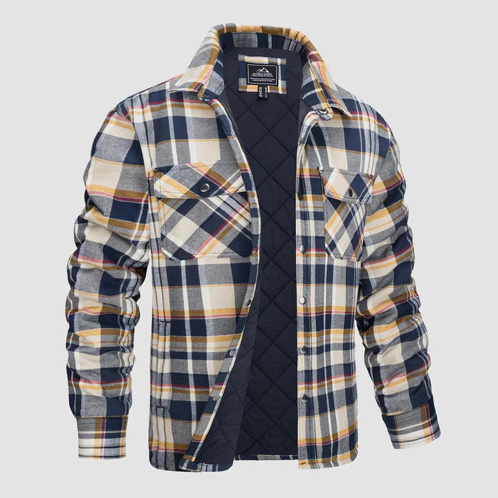 Levoire | Chemise à manches longues pour hommes avec boutons Jaune