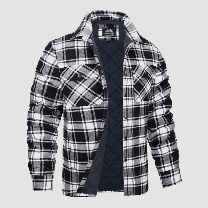 Levoire | Chemise à manches longues pour hommes avec boutons Noir