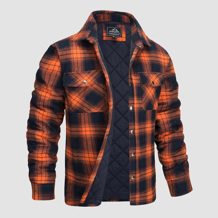 Levoire | Chemise à manches longues pour hommes avec boutons Rot