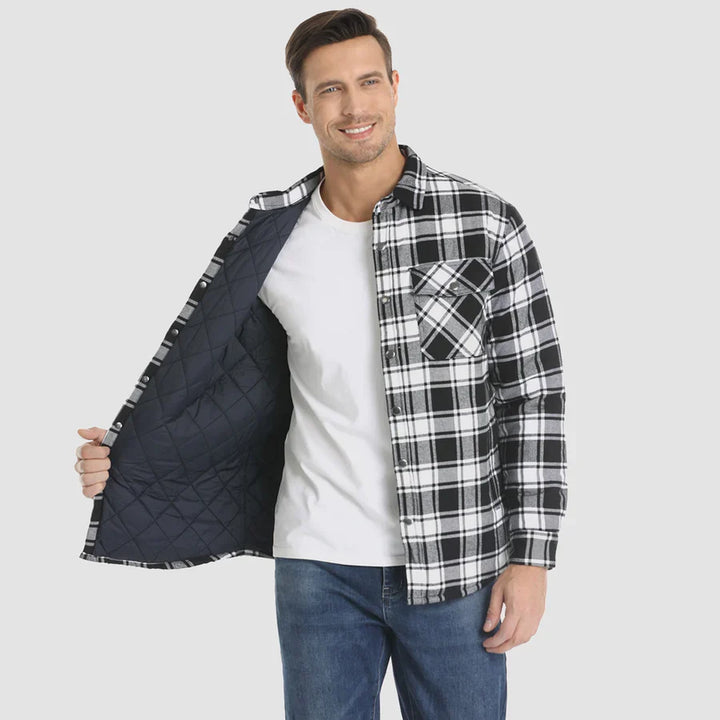 Levoire | Chemise à manches longues pour hommes avec boutons
