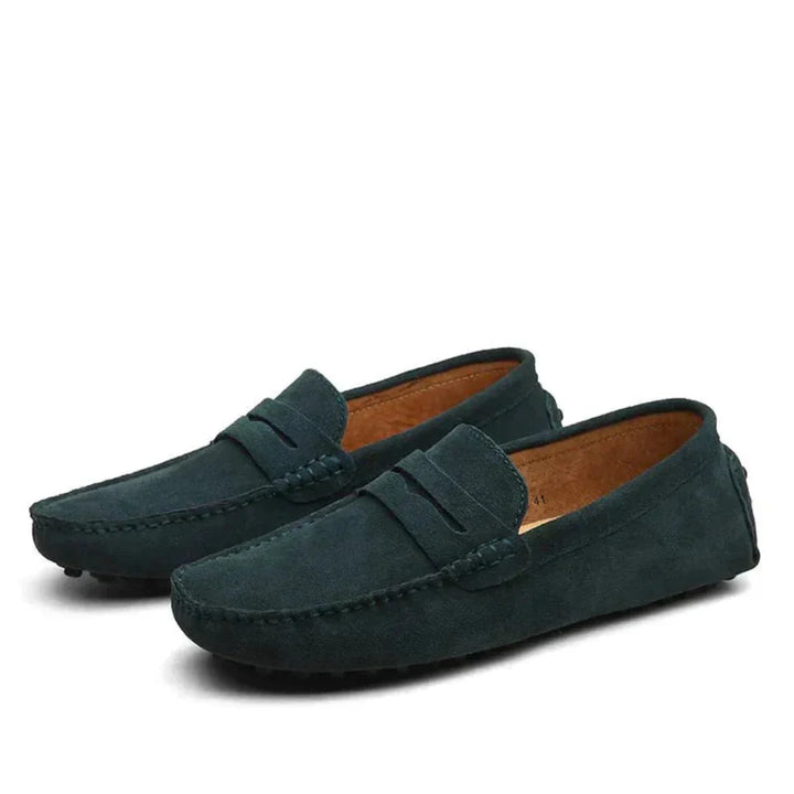 Levoire | Slips Sur Chaussures Classiques Basse Confortable Vert foncé
