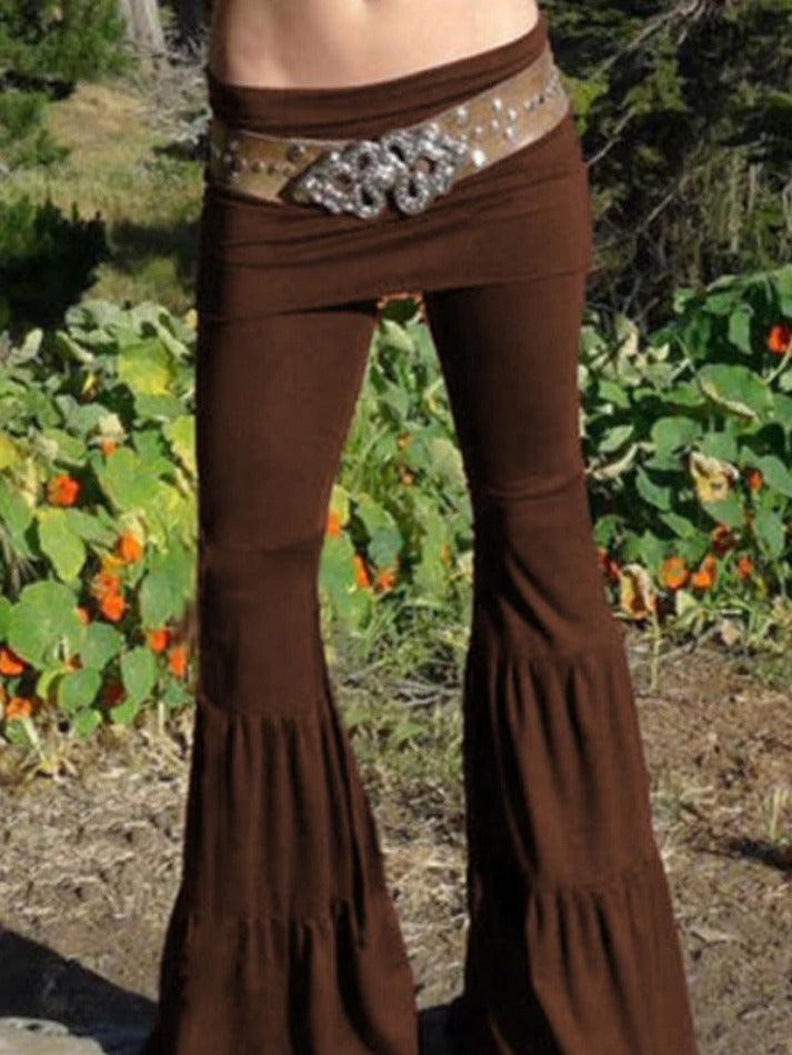 Levoire | Pantalon Flare À Empiècements Superposés