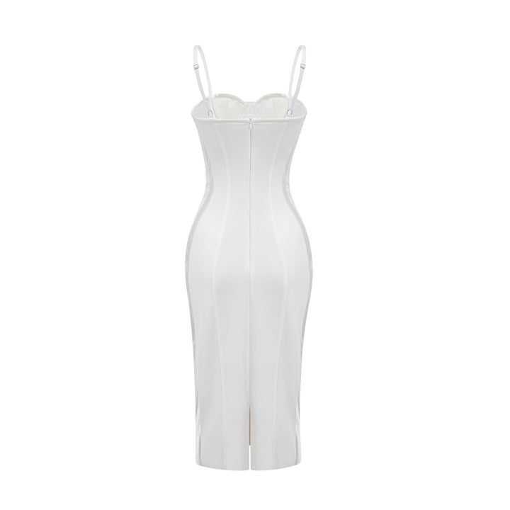 Levoire | Robe Midi Bustier Verte
