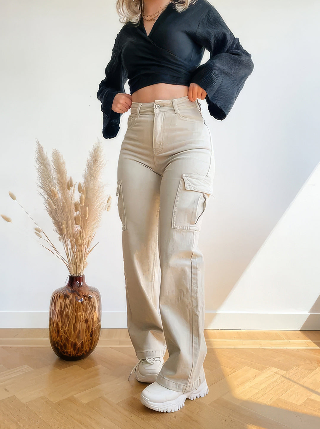 Levoire | Cargo Farkut Beige
