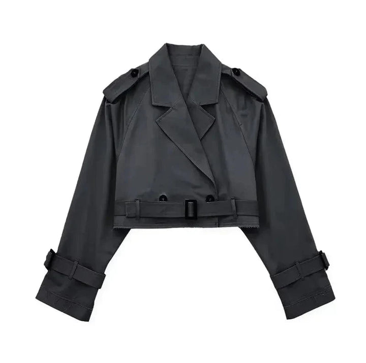 Levoire | Veste Cropped Printemps/Été Gris foncé