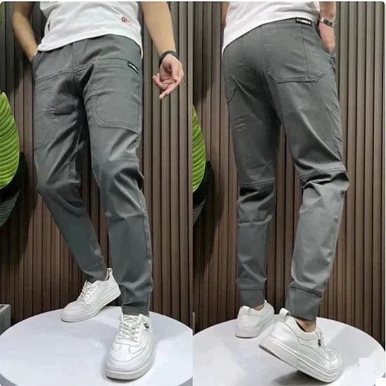 Levoire | Pantalons Cargo Ajustés Pour Hommes Confort Et Style Gris