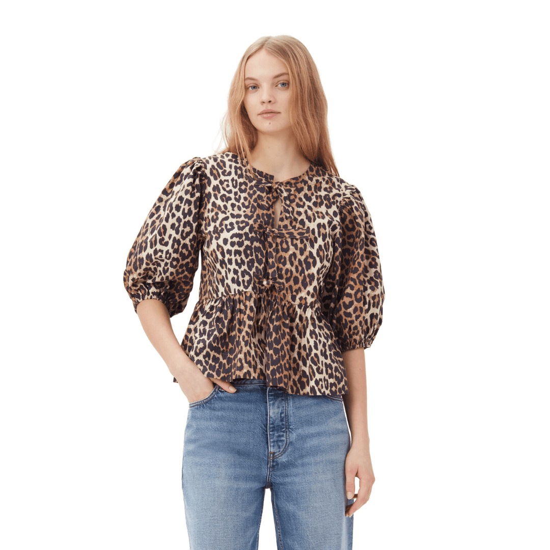 Levoire | Braid Top Leopardin kuvio