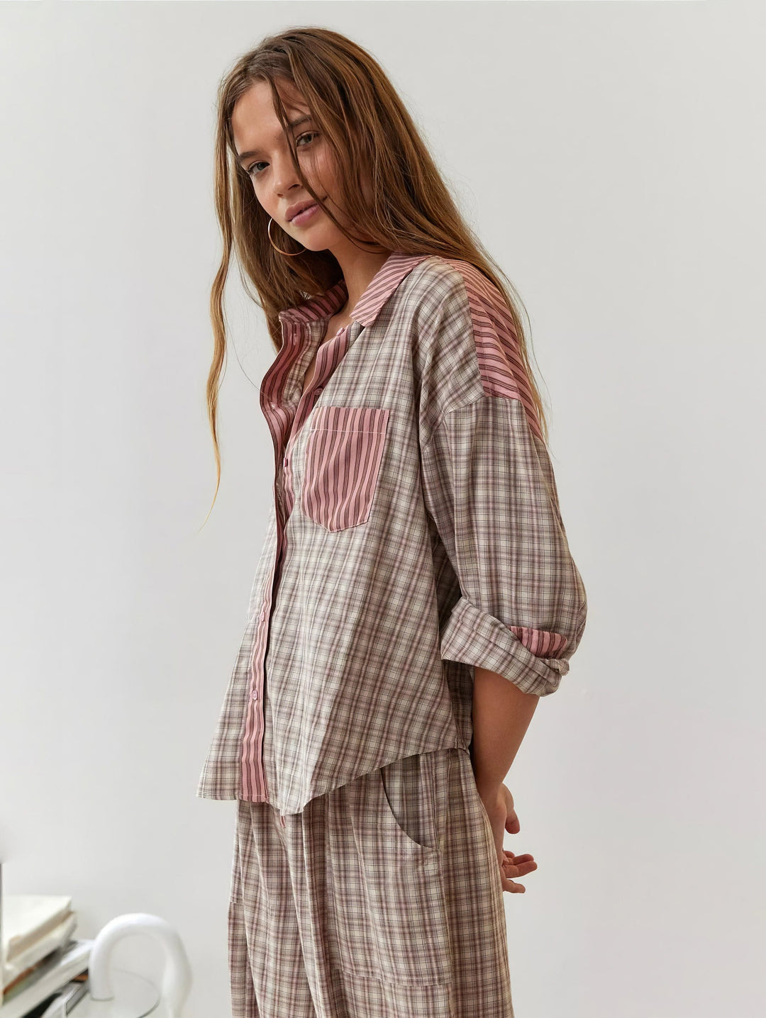 Levoire | Irrallinen Pyjama Sarja Pehmeä, Hengittävä & Mukava Rosa