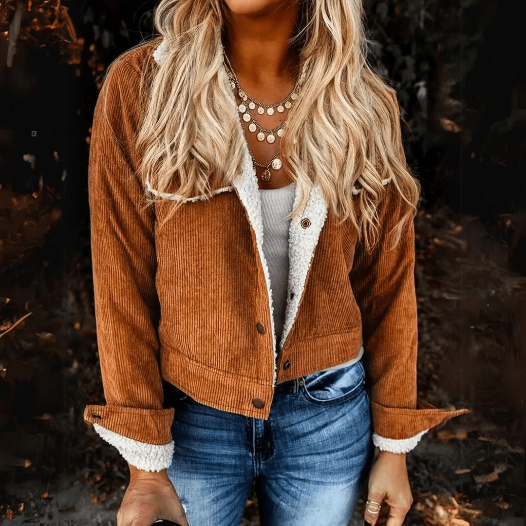 Levoire | Veste En Corduroy Braun