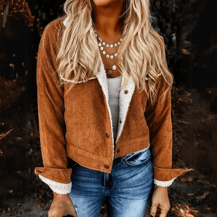 Levoire | Veste En Corduroy Braun