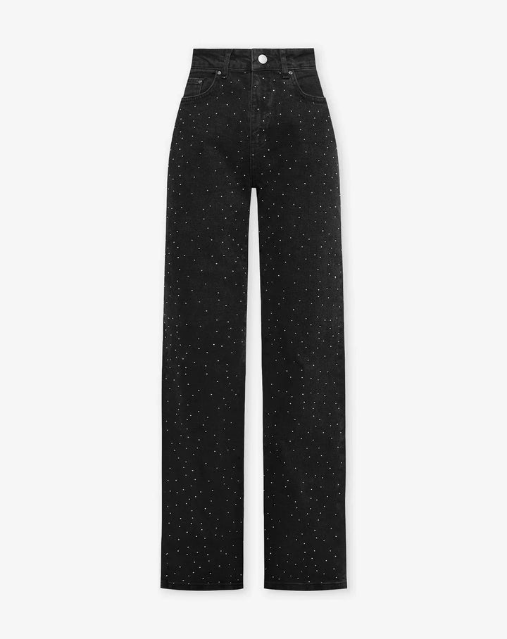 Levoire | Denim Kimalleset Housut Glittersillä