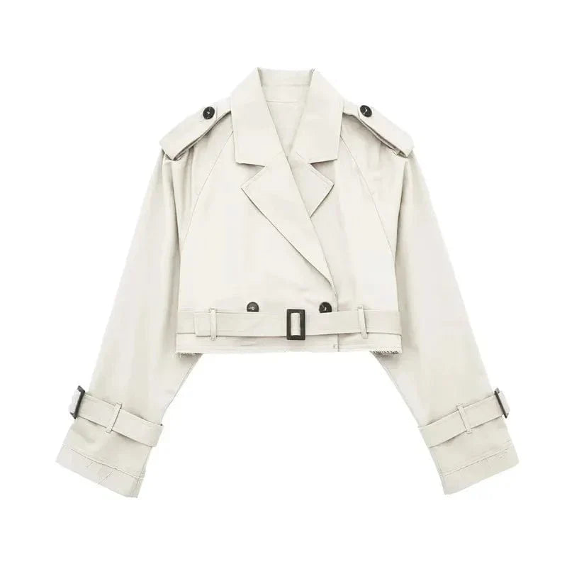 Levoire | Veste Cropped Printemps/Été Blanc